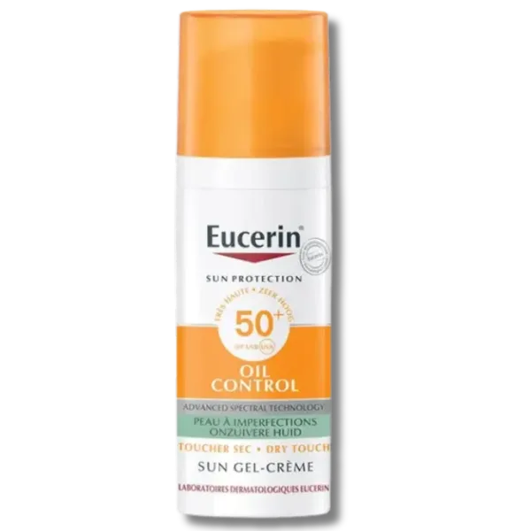 ecran eucerin oil control peau grasse invisible