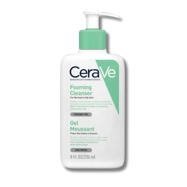 Cerave Foaming Cleanser | Gel Nettoyant Peau Grasse 236ml