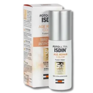 isdin fotoultra age repair color, ecran solaire anti age teinte