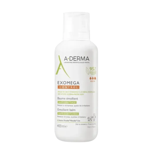 A-Derma ExOmega Control Baume Hydratant Emollient 400ml