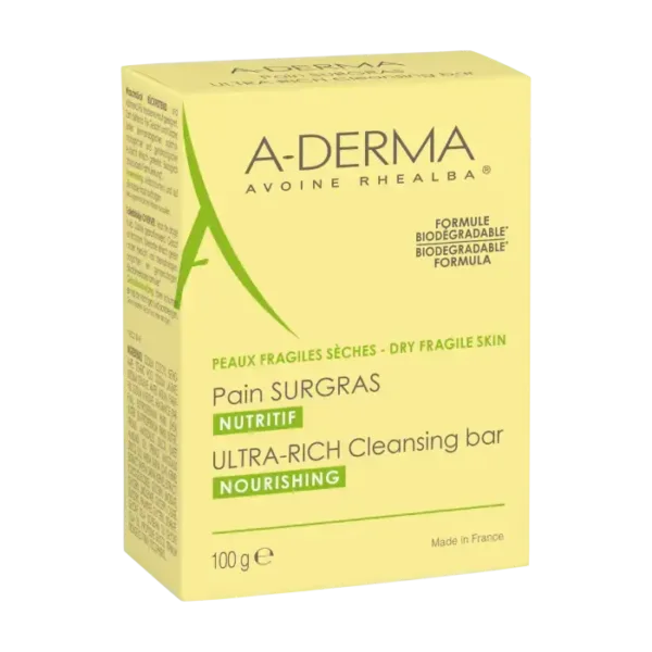 A-Derma Savon Pain Surgras Nutritif 100g