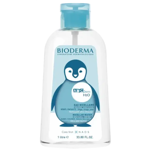 Bioderma ABCDerm H2O Eau Micellaire Nettoyant 1L