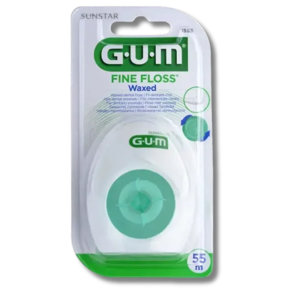 GUM ButlerWeave Fil Dentaire Vert 55M