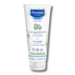 Mustela Gel Lavant Doux Bébé à l'avocat BIO 200ml