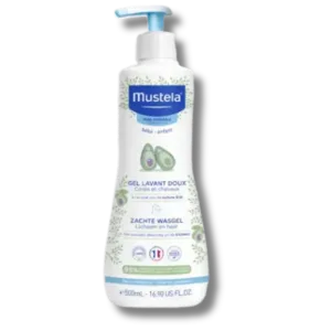 Mustela Gel Lavant Doux Bébé à l'avocat BIO 500ml