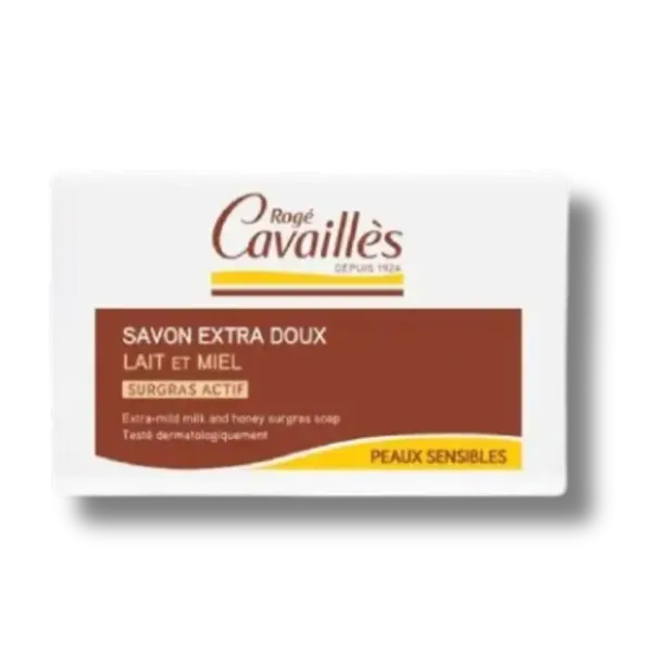 Roge Cavailles Savon Lait et Miel Surgras Actif 250g