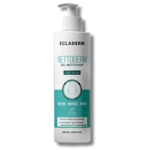 Ecladerm Nettoderm Gel Nettoyant 200ml