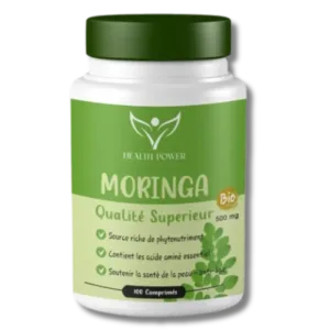 Health Power Moringa Bio 500mg 100Comprimés