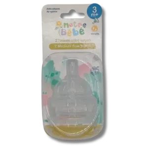 Notre Bébé Tetine Anti-coliques 3m+