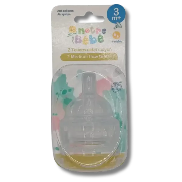 Notre Bébé Tetine Anti-coliques 3m+
