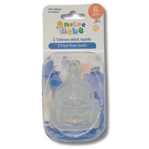 Notre Bébé Tetine Anti-coliques 6m+