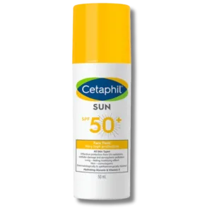 cetaphil ecran solaire sun face fluid tous type de peau invisible