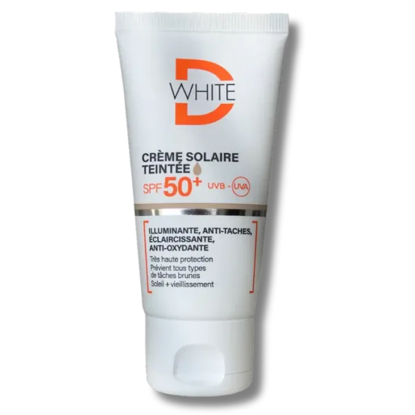 D-White Crème Solaire Anti-taches Teintée Claire SPF50 50ml