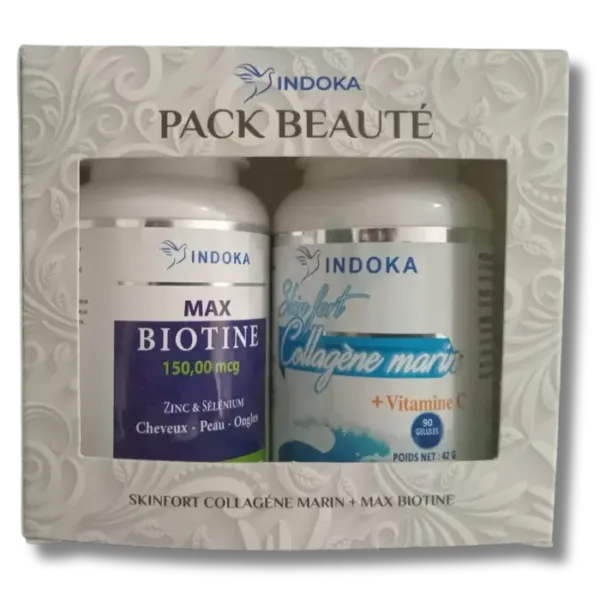 Indoka Pack Beauté - Collagène Marin + Biotine