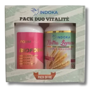 Indoka Pack Vitalité - Bioforma + Levure de Bière