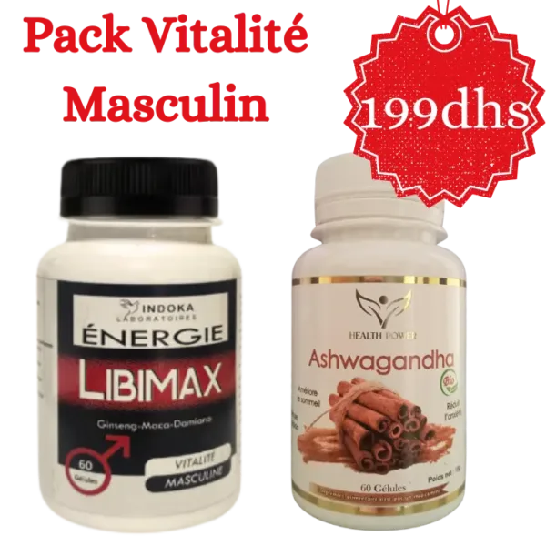 Pack Vitalité Masculin