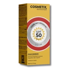 Cosmetix Ecran Crème Anti-rougeurs Peau Sensible SPF50 50ml