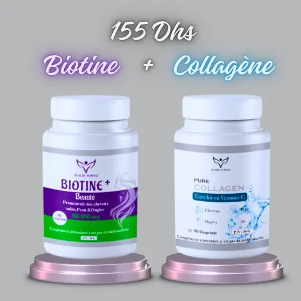 Pack Mobile Collagène + Biotine