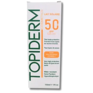 Topiderm Lait Solaire AH +Vitamine C Spf50 150ml