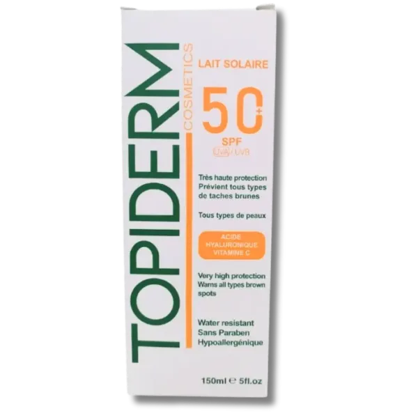 Topiderm Lait Solaire AH +Vitamine C Spf50 150ml