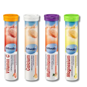 Mivolis - Pack 4 Compléments ( Vitamine C + Calcium + Multi-Vitamine + Magnesium )