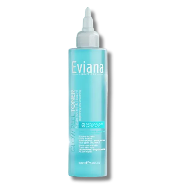 Eviana Glow Peel Toner - 7% Glycolic Acid & 3% Lactic Acid 200ml