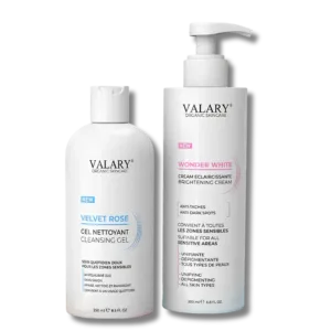 VALARY Wonder White Cream 200ml + Gel Velvet Rose 250ml