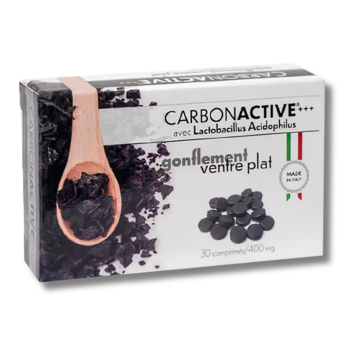 CarbonActive+++ Gonflement plat 30comprimés CarbonActive+++ Gonflement plat 30comprimés