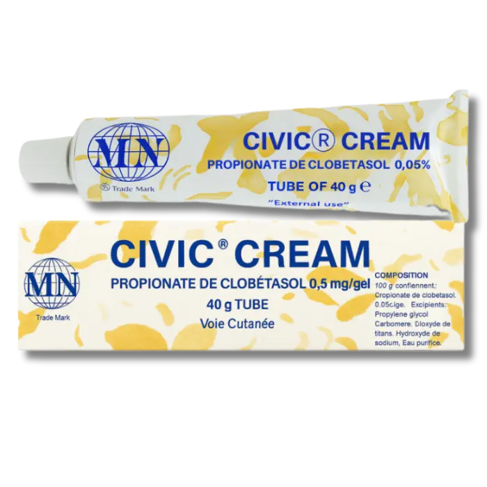 Civic Cream - Clobatesol Propionete 0.5mg 40g Civic Cream - Clobatesol Propionete 0.5mg 40g