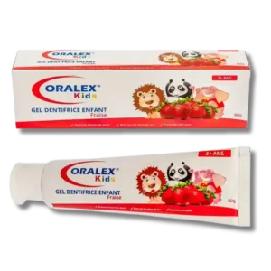 Oralex Kids - Gel Dentifrice Enfant Fraise 3+ans 80g