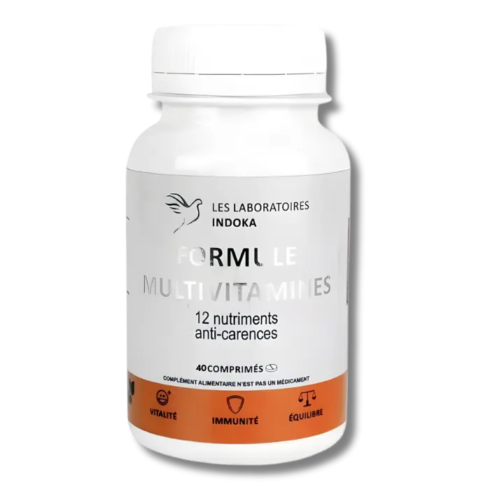 Indoka Formule MultiVitamines 40Comprimes Indoka Formule MultiVitamines 40Comprimes