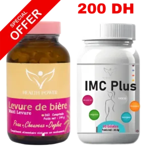 Pack Levure de bière + IMC Plus