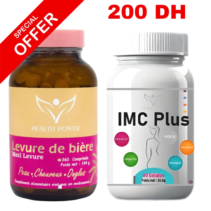 Pack Levure de bière + IMC Plus