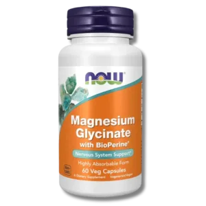now - Magnesium Glycinate With BioPerine 60Capsules