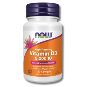 now - Vitamin D3 5000IU 120Capsules