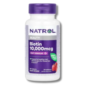 Natrol - Biotin 10.000mcg Strawberry 60Tablets