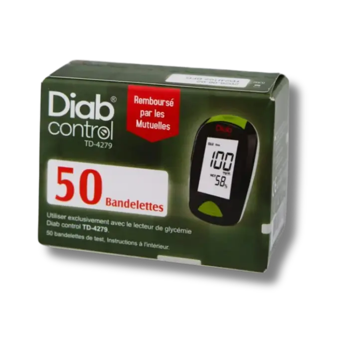Diab Control Bandelettes de 50 Diab Control Bandelettes de 50