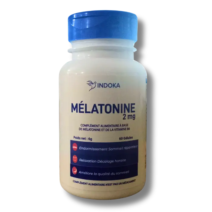 Indoka - Melatonine 2mg 60gélules Indoka - Melatonine 2mg 60gélules