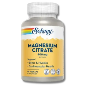 Solaray - Magnesium Citrate 400mg 90Gélules