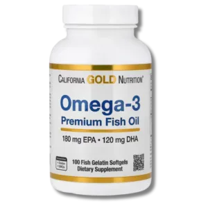 California Gold Nutrition – Omega 3 Premium Fish Oil 100Capsules