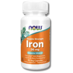 now Double Strength Iron 36mg 90Capsules