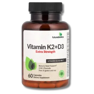 Futurebiotics - Vitamin K2+D3 10.000IU Extra Strength 60Capsules