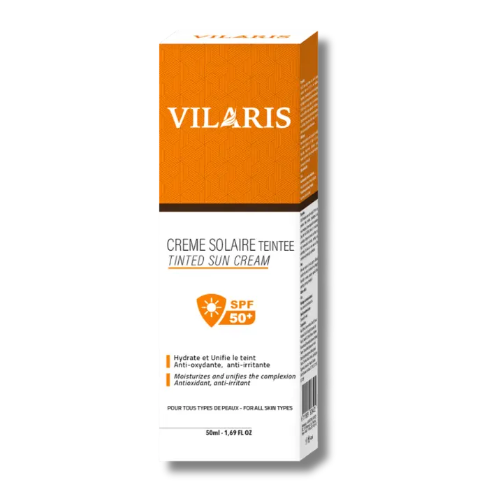 Vilaris - Crème Solaire Teintée SPF50+ 50ml Vilaris - Crème Solaire Teintée SPF50+ 50ml