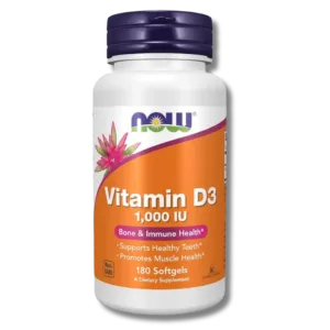 now - Vitamin D3 1000IU 180Capsules