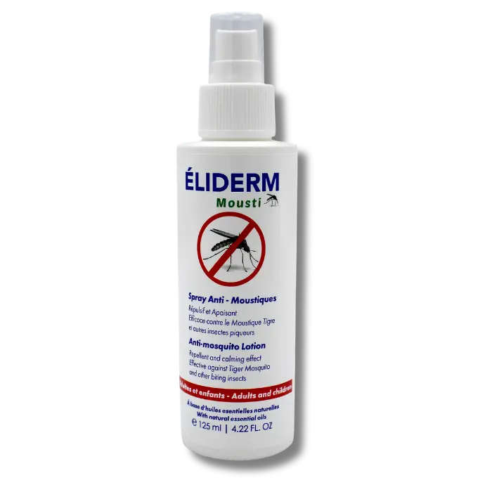 Eliderm Mousti - Spray Anti-Moustiques 125ml Eliderm Mousti - Spray Anti-Moustiques 125ml