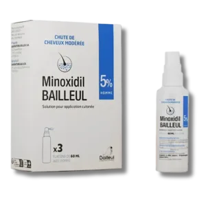 Bailleul Minoxidil 5% - Traitement 3Mois 3x60ml