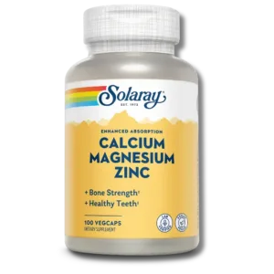 Solaray - Calcium Magnesium Zinc 100Gélules