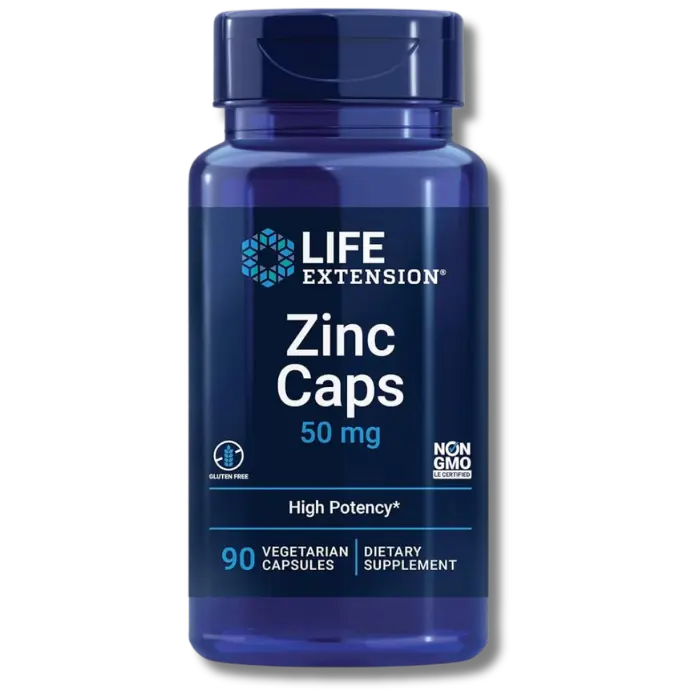 Life Extension – Zinc Caps 50mg 90Gélules