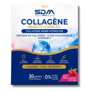 SDM - Collagène Marin Hydrolysé 30Sachets Gout Fruits Rouges
