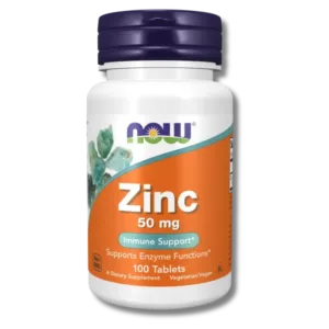 now - Zinc 50mg 100Tablets
